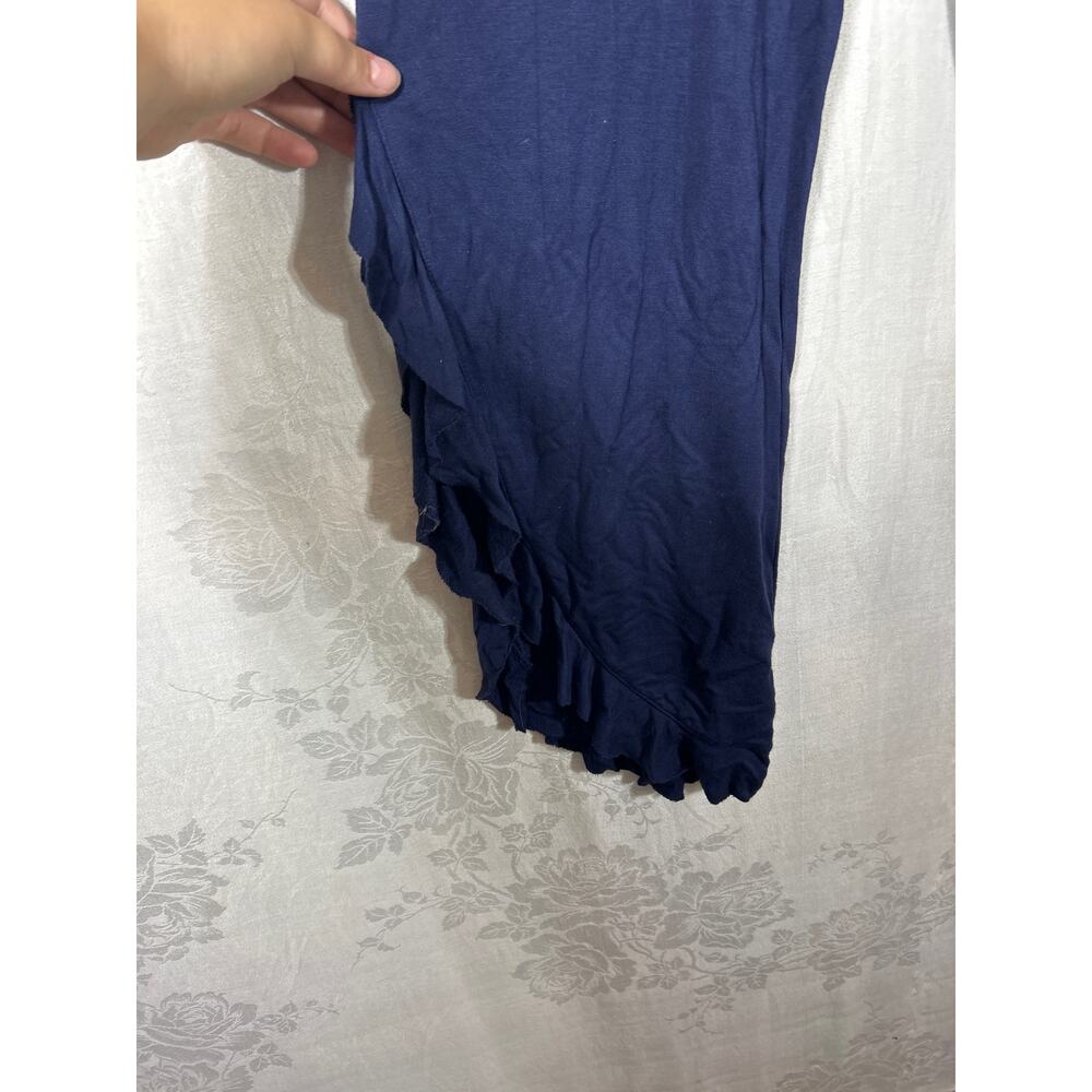 Matilda Jane Pants Small Navy Blue Ruffle Pull On - Picture 2 of 8